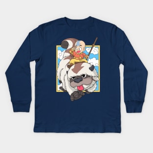 Sky Bison-Z - Artwork Kids Long Sleeve T-Shirt